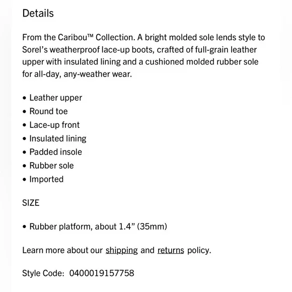 Sorel Waterproof Lace-Up Boots - Picture 10 of 10